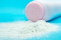 Baby talcum powder container Royalty Free Stock Photo