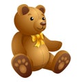 Baby teddy bear icon, cartoon style Royalty Free Stock Photo