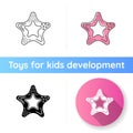 Baby teether icon