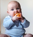 Baby Teething on sippy cup