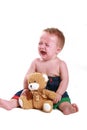 Baby temper Royalty Free Stock Photo