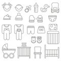 Baby things icon Royalty Free Stock Photo