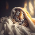 Baby tiger cub Royalty Free Stock Photo