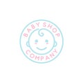 Baby toddler babies emblem badge Logo Design