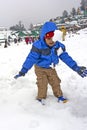 Baby tourist at Gulmarg, Kashmir, India