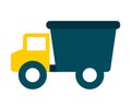 Baby toy truck isolated icon design Royalty Free Stock Photo