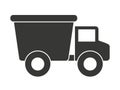 Baby toy truck isolated icon design Royalty Free Stock Photo