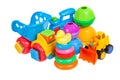 Baby toys collection Royalty Free Stock Photo