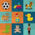 Baby toys design. Royalty Free Stock Photo