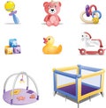 Baby Toys Icon Set