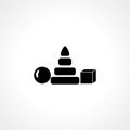 baby toys icon. baby toys vector icon. baby toys isolated icon Royalty Free Stock Photo