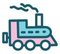 Baby train toy, icon