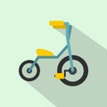 Baby tricycles flat icon