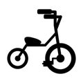 Baby tricycles simple icon