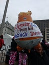Baby Trump Balloon, Womens March, Washington, DC, USA