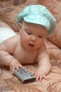 BABY-TV VI Royalty Free Stock Photo