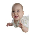 Baby with two teeths Royalty Free Stock Photo