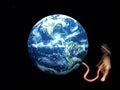 Baby Umbilical Cord Attached To Mother Earth 5 Royalty Free Stock Photo