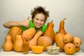 Baby Vitamins Pumpkin Farmer Harvest Fall Health