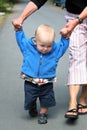 Baby walking Royalty Free Stock Photo