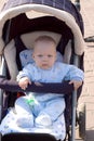 Baby walking in carriage