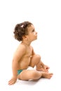 Baby Watching Royalty Free Stock Photo