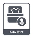 baby wipe icon in trendy design style. baby wipe icon isolated on white background. baby wipe vector icon simple and modern flat Royalty Free Stock Photo