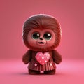 Baby wookie sharing the love and smiles Royalty Free Stock Photo