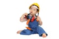 Baby worker Royalty Free Stock Photo