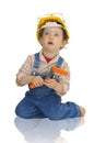 Baby worker Royalty Free Stock Photo