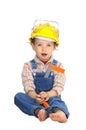 Baby worker Royalty Free Stock Photo