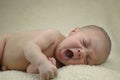 Baby yawn Royalty Free Stock Photo