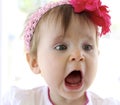 Baby Yawn/Growl Royalty Free Stock Photo