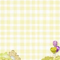 Baby yellow background