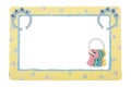 Baby Yellow Patterned Border