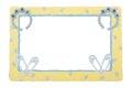 Baby Yellow Patterned Border