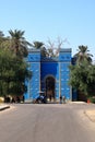 Babylon, Iraq - November 13 2024: the replica of the blue Ishtar gate in Babylon Royalty Free Stock Photo