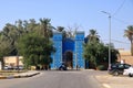 Babylon, Iraq - November 13 2024: the replica of the blue Ishtar gate in Babylon Royalty Free Stock Photo