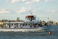 Babylon, New York - June 14, 2019 : Island Princess Captree Fishing Boat setting sail from the Captree