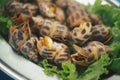 Babylon snail or Sweet shellfish seafood