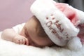 Babys First Christmas Royalty Free Stock Photo