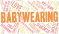 Babywearing Word Cloud