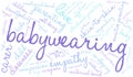 Babywearing Word Cloud