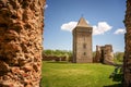 Bac Fortress medieval fortification landmark and best preserved ancient fortress in serbian province Vojvodina Royalty Free Stock Photo