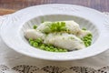 Bacalao al pil pil Royalty Free Stock Photo