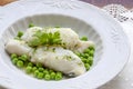 Bacalao al pil pil Royalty Free Stock Photo