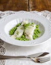 Bacalao al pil pil Royalty Free Stock Photo