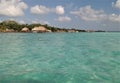 Bacalar lagoon, also called the seven colors lagoon