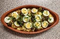 Bacalhau a Gomes de Sa Salted Cod Fish Royalty Free Stock Photo