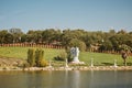 Bacalhoa Buddha Eden Asian style garden with sculptures, lakes in Portugal